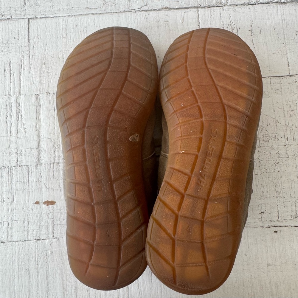 Hartjes XS Casual Shoes UK size 4‎ US size 6.5 Tan Beige Suede Side Zip Sneakers - Picture 11 of 15